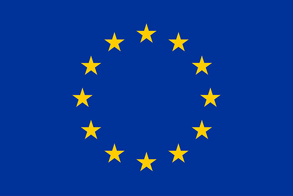 EU-Emblem: Flagge mit Sternen