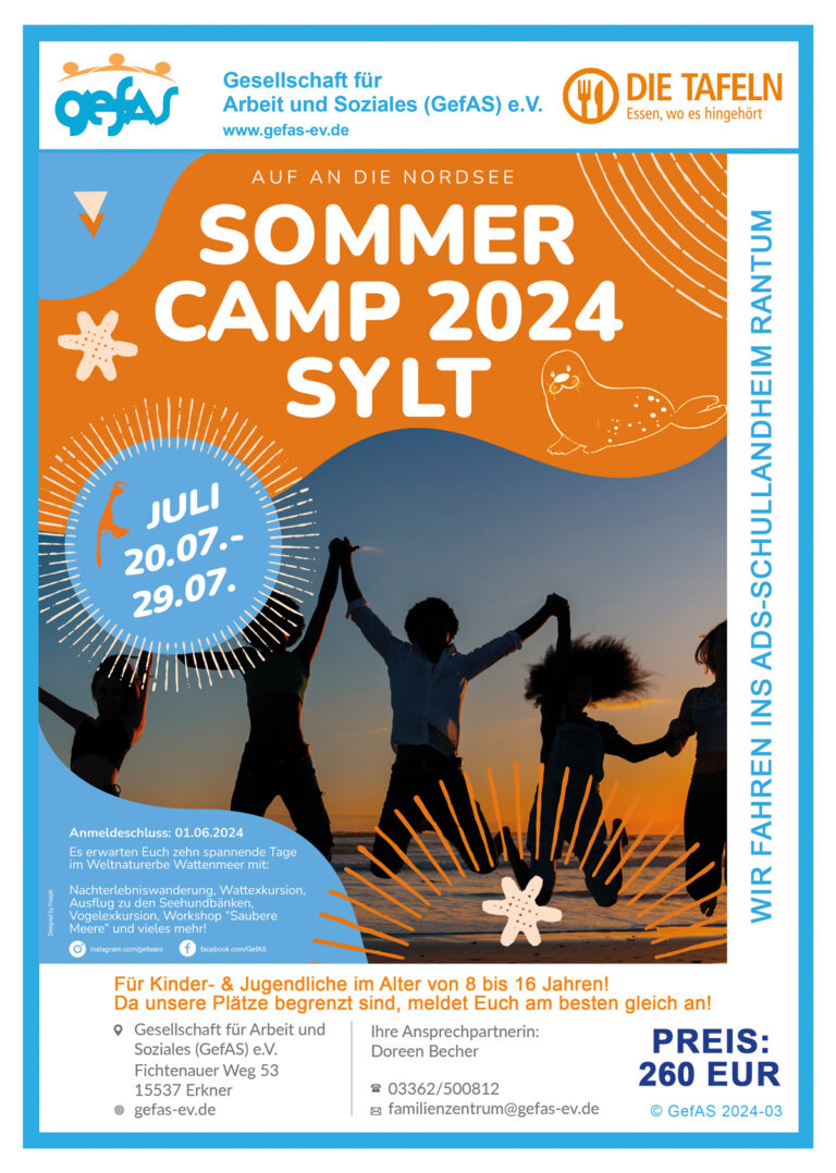 Sommer Camp auf Sylt