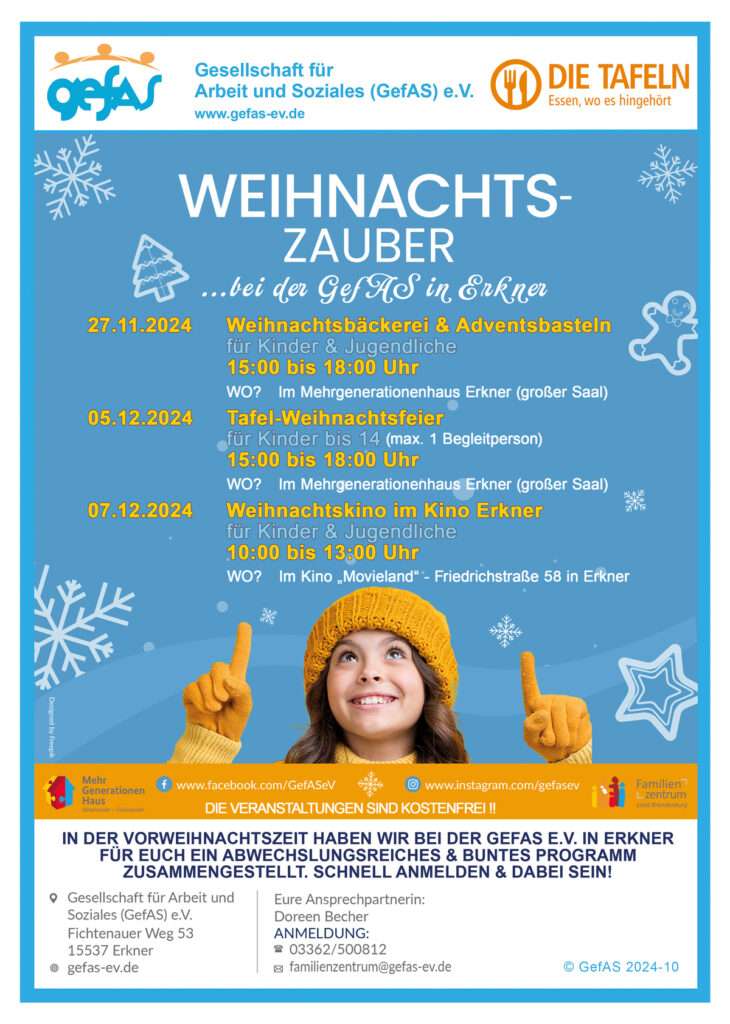 GefAS Weihnachten, Kinder, Jugendliche