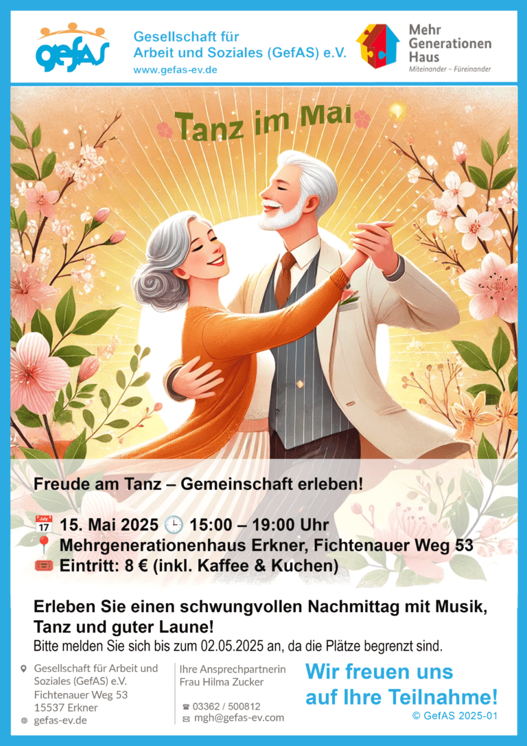 Tanz in den Mai – Ein beschwingter Nachmittag im MGH Erkner