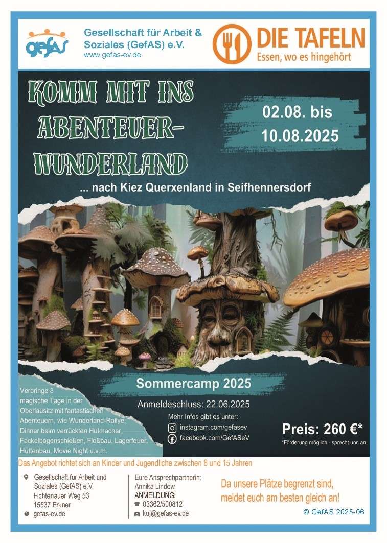 Sommercamp - Aufregende Abenteuer im zauberhaften Wunderland