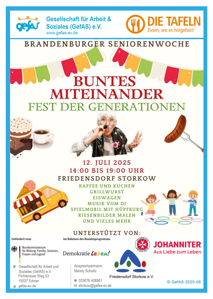 Buntes Miteinander – Fest der Generationen