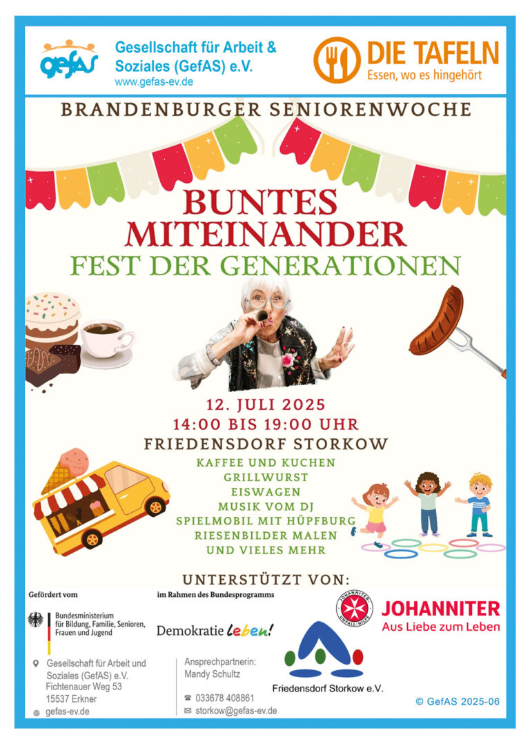 Buntes Miteinander – Fest der Generationen