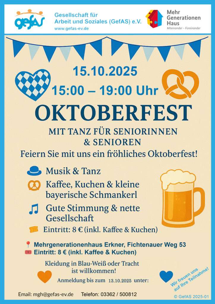 Oktoberfest Erkner GefAS e.V.