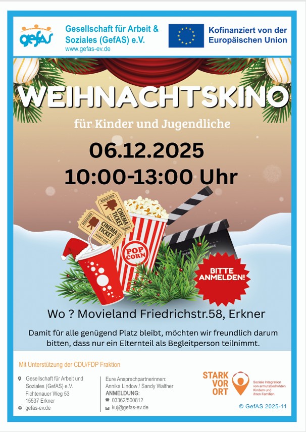 Weihnachtskino im Movieland Erkner