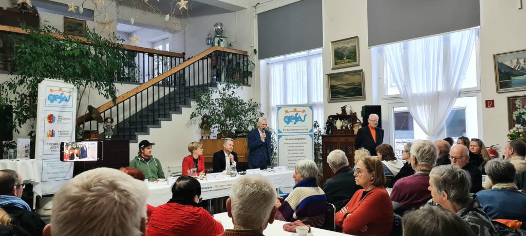 Wahlarena zur Bürgermeisterwahl in Erkner bei der (GefAS) e. V.