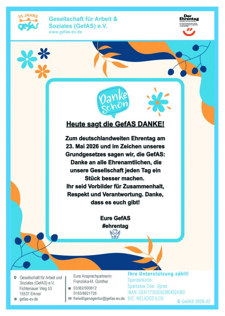 Ein herzliches Dankeschön