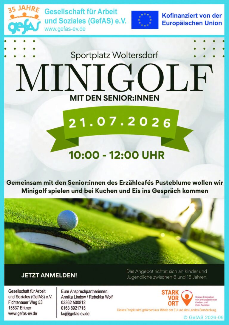 Minigolf verbindet Generationen