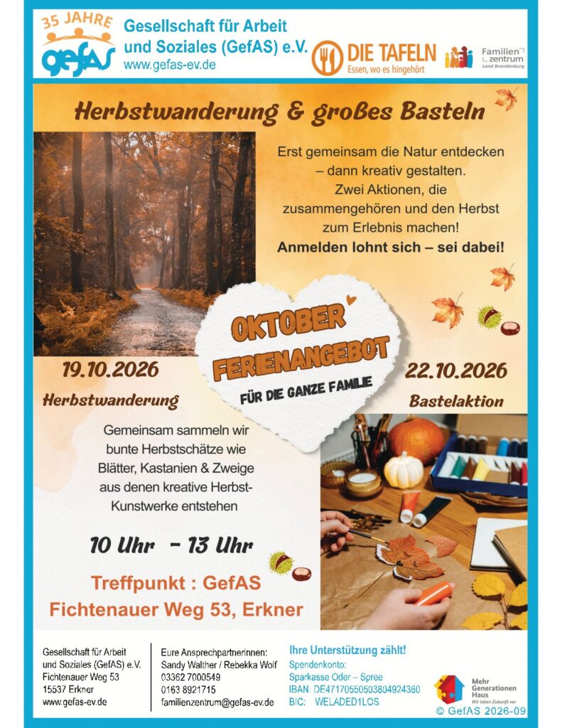 Herbstzeit ist Familienzeit!