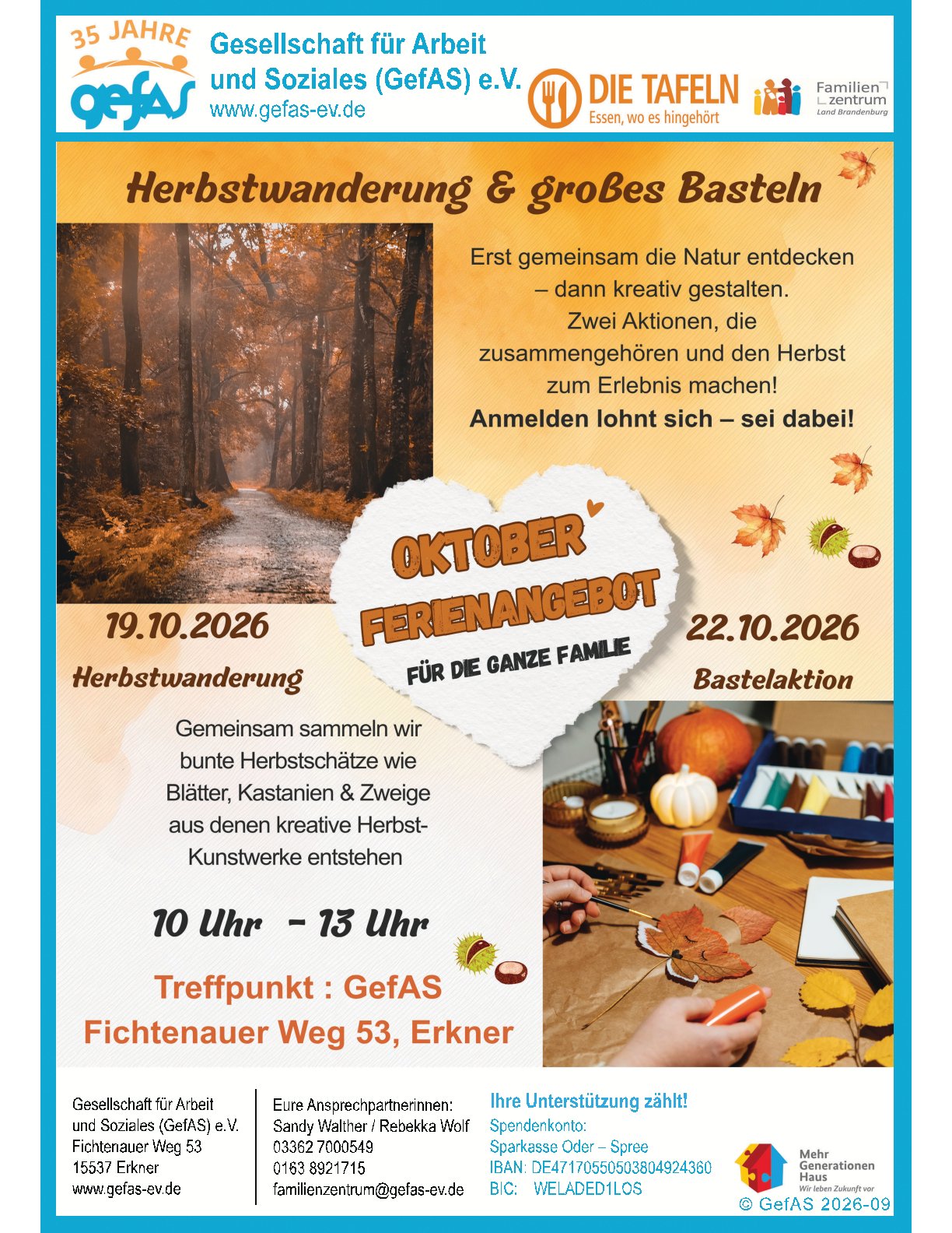 Herbstzeit ist Familienzeit!